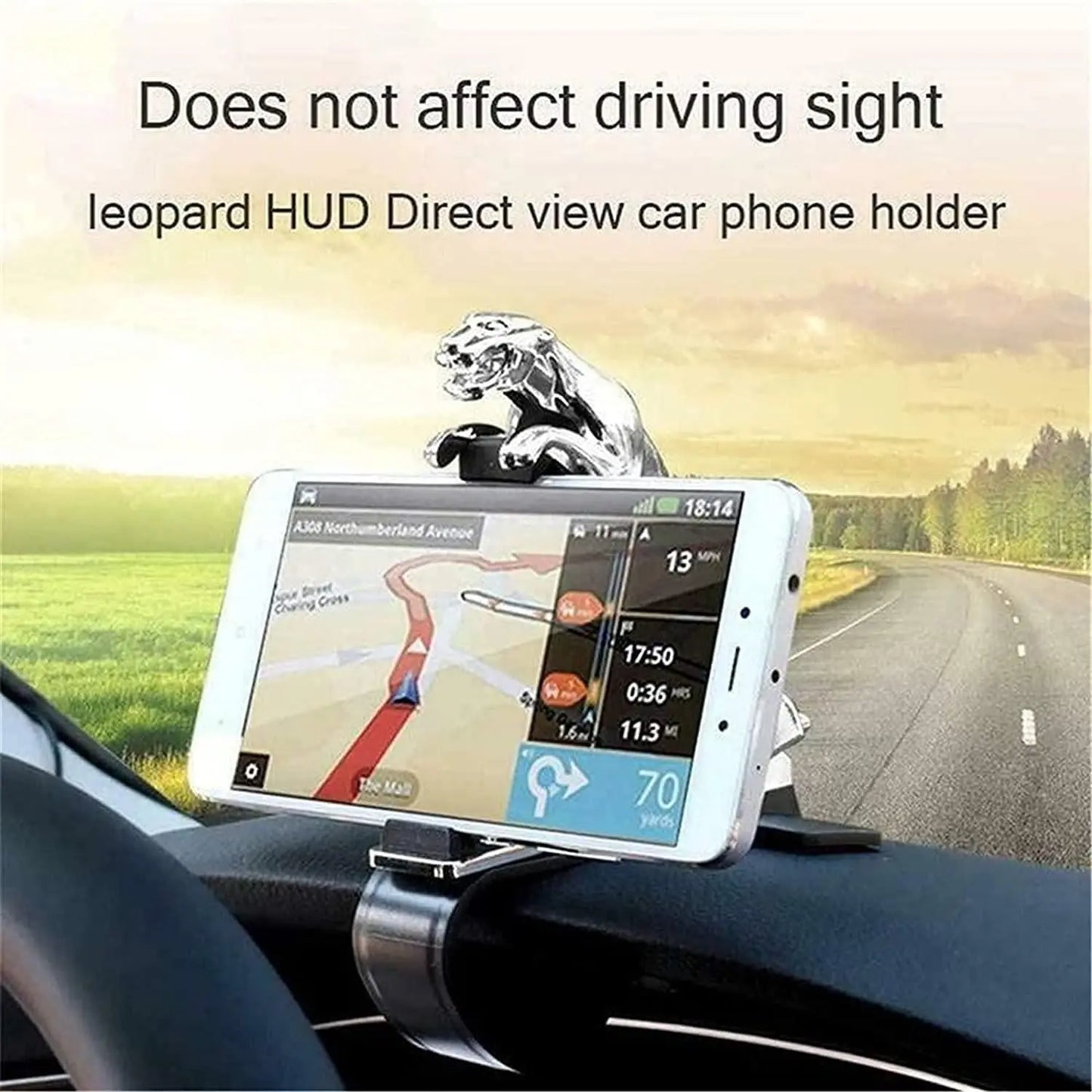 Jaguar Dashboard Phone Holder for Car | Anti-Slip, Stylish & Universal Mount 14s9bc-ez