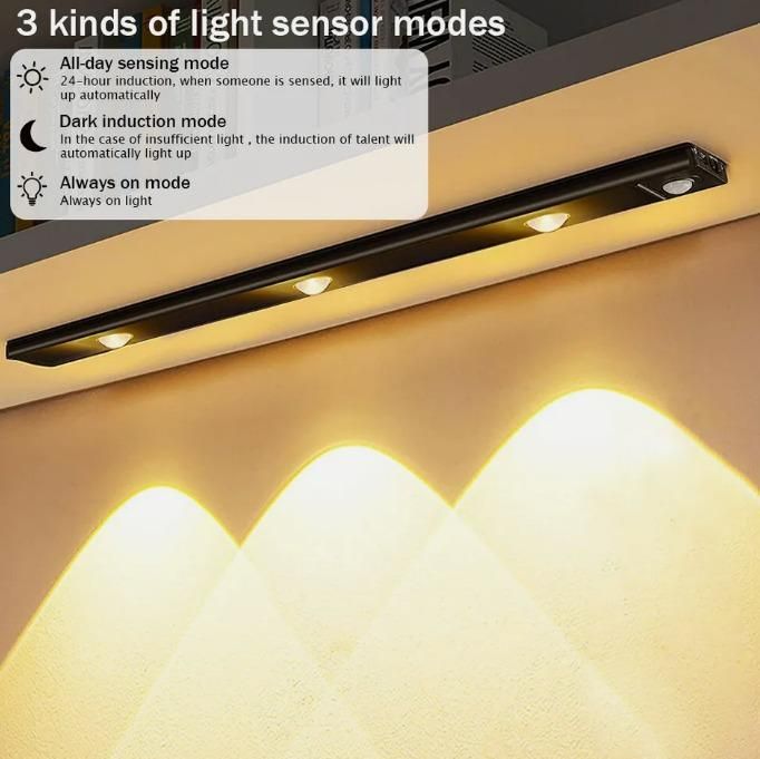 LED PIR Motion Sensor Cabinet With USB Rechargeble 14s9bc-ez