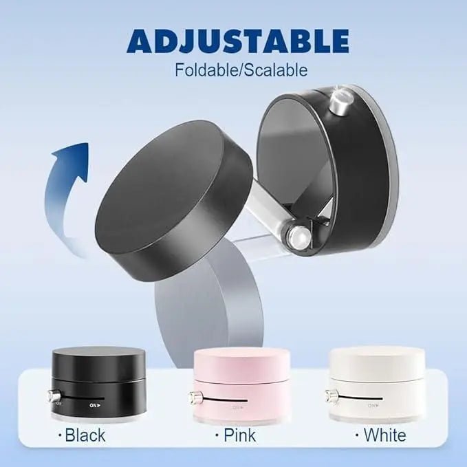 Vacuum Magnetic Suction Phone Holder – 360° Foldable & Strong Magnetic Grip - Fixivoo