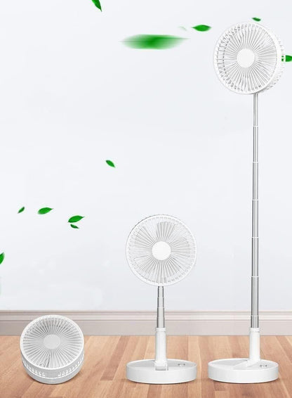 Adjustable Height Telescopic Rechargeable Standing Fan Rechargeable Pedestal Fan 14s9bc-ez