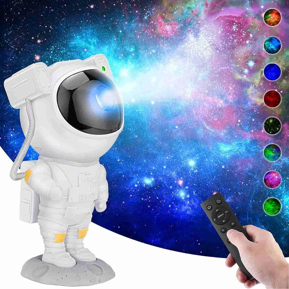 Astronaut Galaxy Projector – 360° Rotating Star Night Light with Remote Control 14s9bc-ez
