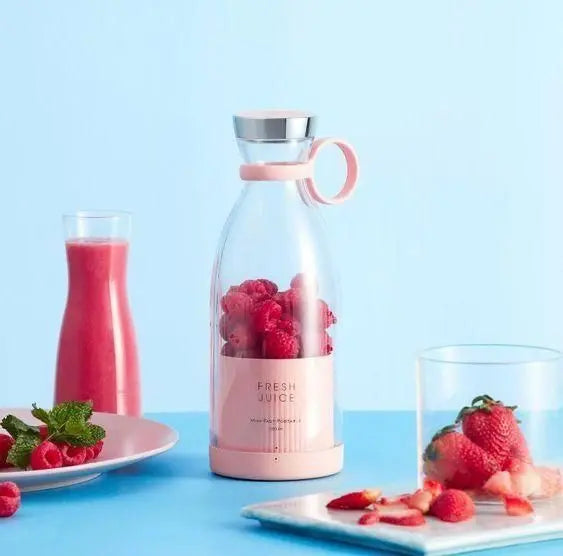Portable USB Rechargeable Mini Juicer Blender – 380ml for Travel, Gym & Office Use 14s9bc-ez