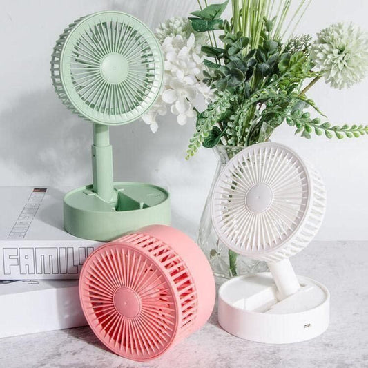 Adjustable Height Telescopic Rechargeable Standing Fan Rechargeable Pedestal Fan 14s9bc-ez