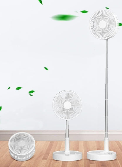 Adjustable Height Telescopic Rechargeable Standing Fan Rechargeable Pedestal Fan 14s9bc-ez