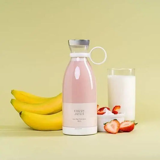 Portable USB Rechargeable Mini Juicer Blender – 380ml for Travel, Gym & Office Use 14s9bc-ez