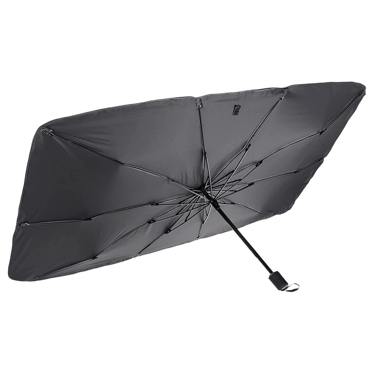 Car Windshield Sun Shade Umbrella – Foldable UV Heat Protector for Cars 14s9bc-ez