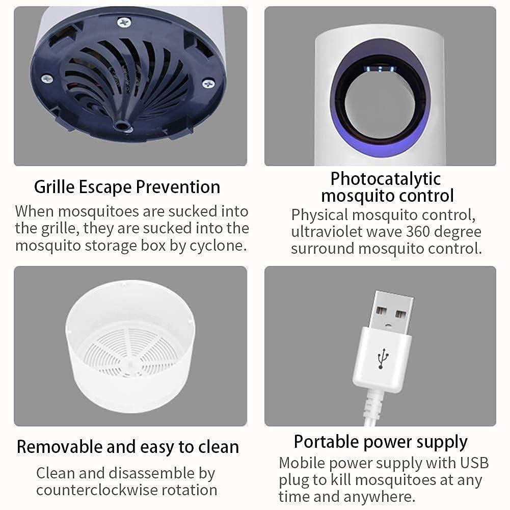 Electronic Mosquito Killer Lamp – Silent UV Light Trap for Home & Bedroom - Fixivoo