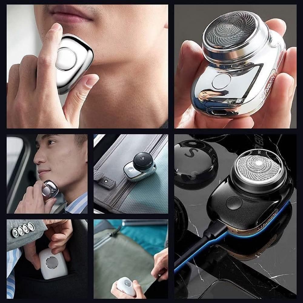 Mini Electric Shaver – USB Rechargeable, Portable Razor for Men & Women - Fixivoo
