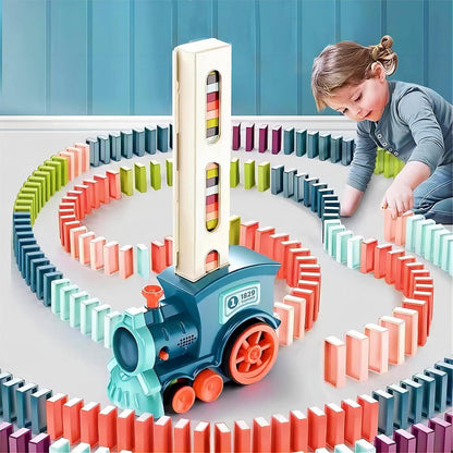 Train Toy Domino Set for Kids – BPA Free Plastic with Sound Effects - Fixivoo